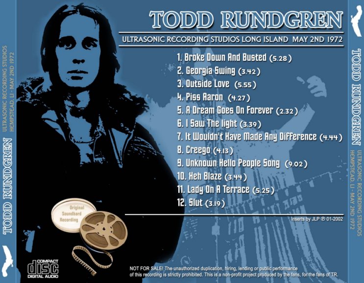 Rundgren Todd 05-02-1972ultrasonic back.jpg (97339 Byte)