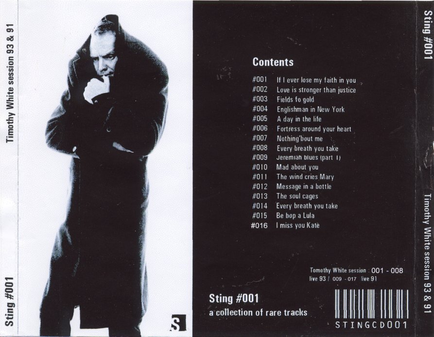 Sting 1991 - Timothy White Sessions back.jpg (100077 Byte)